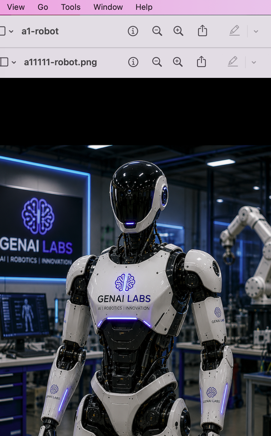 GenAI Labs humanoid robot